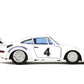 Jada 34793 Porsche 935 Turbo No.4 Jazz White with Blue & Red Stripes Transformers Hollywood Rides Series 1 by 32 Diecast Model Car