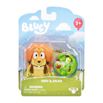 Bluey Story Starters - Choose from 8 Figures - Bluey, Bingo, Honey, Snickers, Indy, or Muffin - Ages 3+ (Indy & Salad)