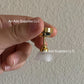 AirAds 1:12 Scale Dollhouse Miniatures Golden Ceiling Light Classic Chandelier Living Room Light fixtures
