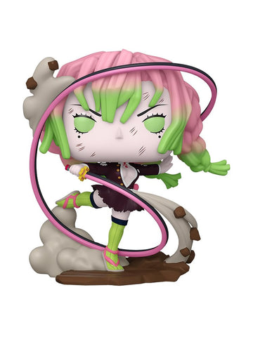 Epic Collectibles Pop Anime: Demonslayer - Mitsuri Kanroji with Flowing Love Blade Exclusive Vinyl Figure Included with Box Protector Compatible for