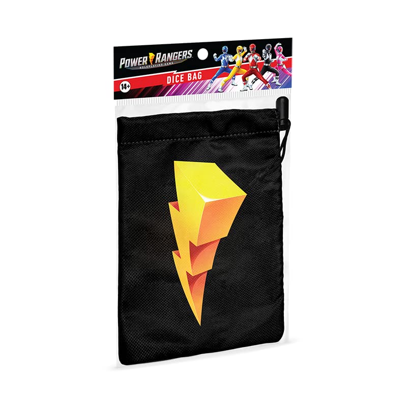 Renegade Game Studios Power Rangers Dice Bag - Double-Lined Storage Pouch