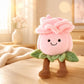 XIGUI 9 inch Rose Plush Toys Pillow Soft Plant Plush Toys for Boys and Girls Plushies for Kids A Birthday Present, a