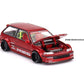 Kaido House Honda Civic (EF) Kaido Works V2 by Mini GT in Red 156 Diecast 1:64