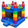 Inflatable Jump Bounce House 13.8FT, 100% PVC Indoor & Outdoor Backyard Blow-Up Bouncy Playhouse with Air Blower and Storage Bag, Jumping Castle