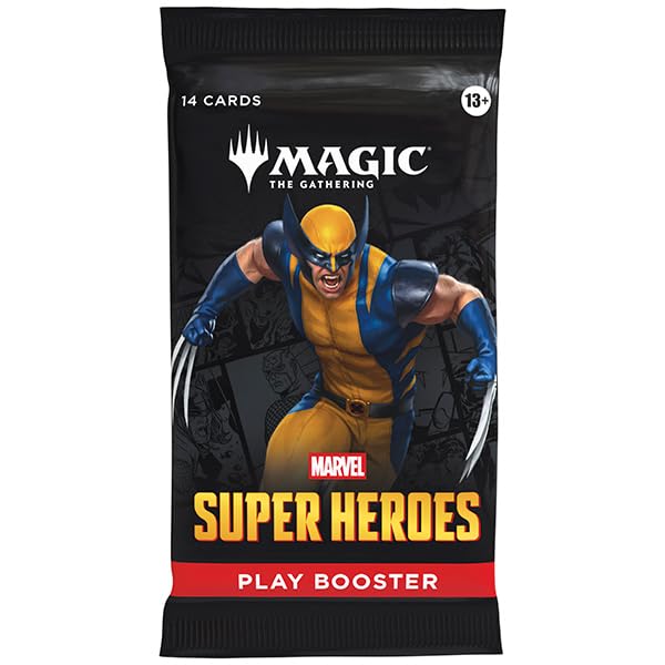 Magic: The Gathering Marvel Super Heroes Play Booster Pack Lot - 3 Packs