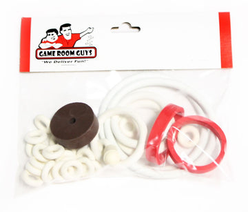 Game Room Guys Gottlieb Bank Shot Pinball White Rubber Ring Kit