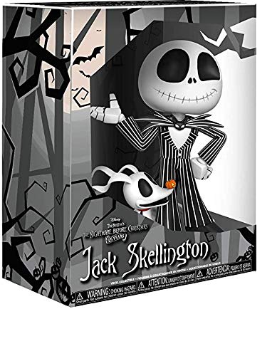 Funko 33551 Super Deluxe: Nightmare Before Christmas - Jack Skellington with Zero Collectible Figure, Standard, Multicolor