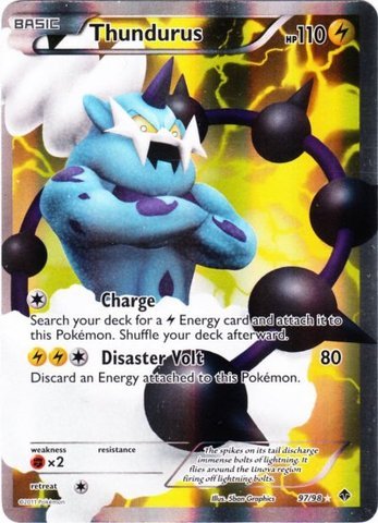 Pokemon - Thundurus (97) - Emerging Powers - Holo