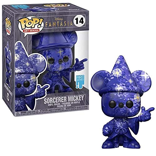 Funko Pop! Disney: Fantasia 80th Anniversary - Artist Series Mickey 1 Vinyl Figure, Blue