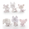 diylpshome Mini Pet Figure Base, Ideal for DIY Paint & Model Kits, Perfect Christmas for Hobbyists and Collectors