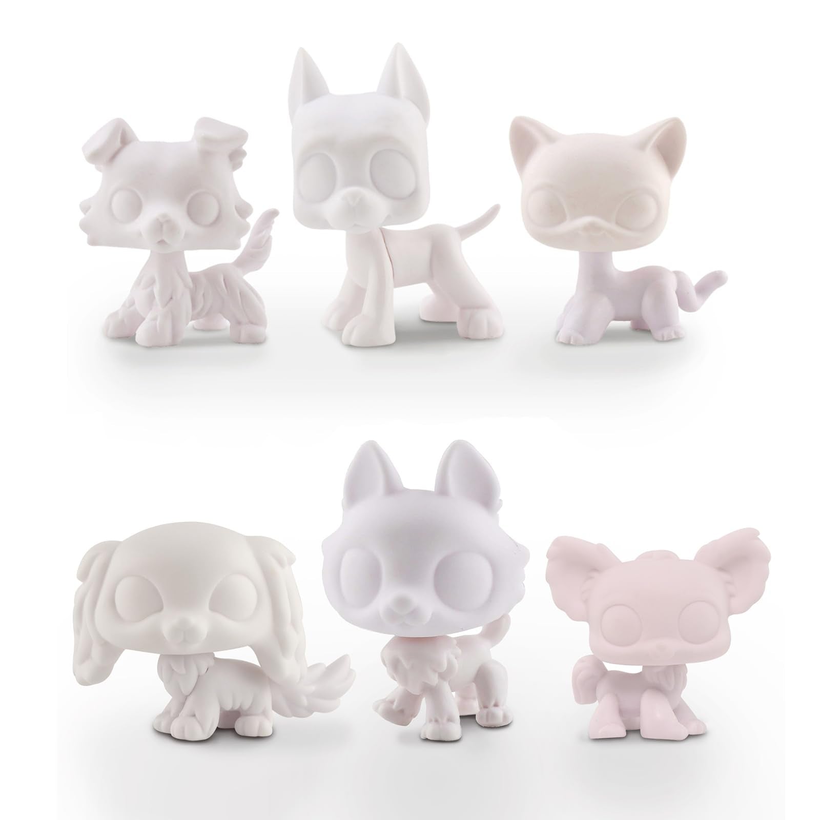 diylpshome Mini Pet Figure Base, Ideal for DIY Paint & Model Kits, Perfect Christmas for Hobbyists and Collectors