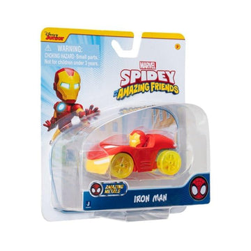 Spidey and his Amazing Friends Amazing Metals Race Car 1:64 Scale (Iron Tony Stark Man)