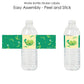Big Dot of Happiness Double the Fun - Twins Two Peas in a Pod - Baby Shower or First Birthday Party Water Bottle Sticker Labels - Set of 20