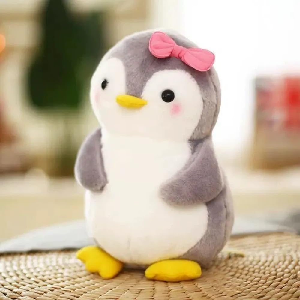 Xshelley 9.8 inch new Penguin Plush Toys Pillow,Penguin Doll Stuffed Animal Plush Toys,Marine Animal,Children's Birthday Gift Home Decor (Girl's