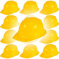 The Dreidel Company 12-Count Yellow Construction Worker Hat Helmet, Child Size Party and Classroom Supplies (12-Pack)