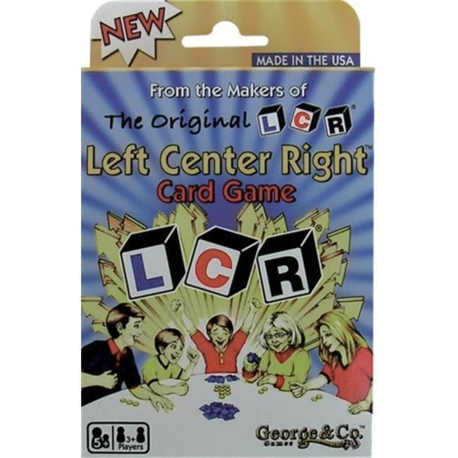 George & Company LLC LCR Left Center Right Card Game New!