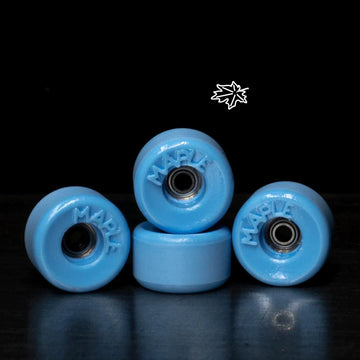 Maple Bowl Fingerboard Wheels Purple and White, Purple/White