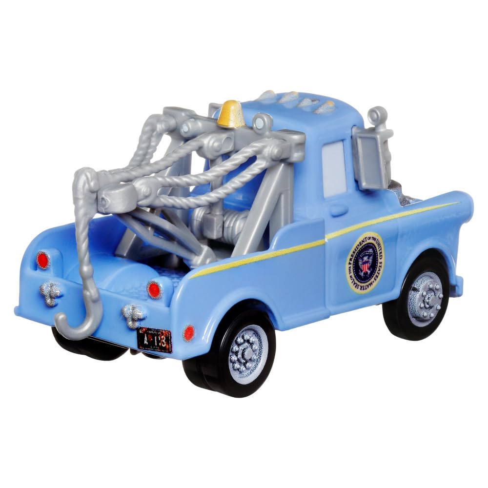 Mattel Disney Pixar Cars On The Road President Mater Diecast Tow Truck 2024