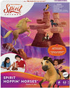 Mattel Games Spirit Untamed Hoppin’ Horses Kids Game Horse Launcher Game with Mountain Tower, Mini Horse Playing Pieces for 2, 3, or 4 Players, 5