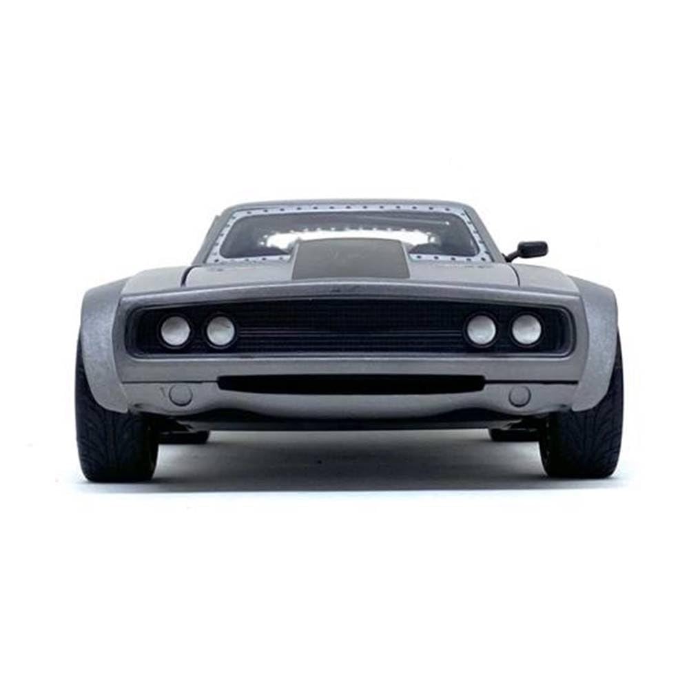 Jada Toys Fast & Furious 1:24 Dom's Ice Charger Die-cast Car, Toys for Kids and Adults, Silver (98291)