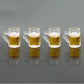 12Pcs Beer Cup, Miniature Cups, Dollhouse Mug Model for Miniature Dollhouse Accessories with Realistic Looking Beer Practical Processed Party