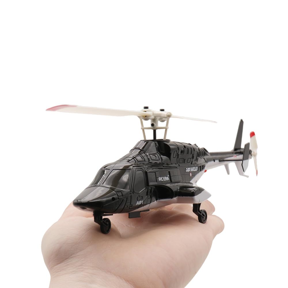 RC ERA A61 AirWolf 110-size Electric RC Helicopter RTF with 6-Axis Gyro for Stable Flight & 2.4GHZ Upgraded Radio TX - Micro Scale RC