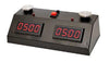 The Chess Store ZMF-II Digital Chess Clock - Red LED Display / Black Case - Chess Clock - Board Game - 2 Players - Adult