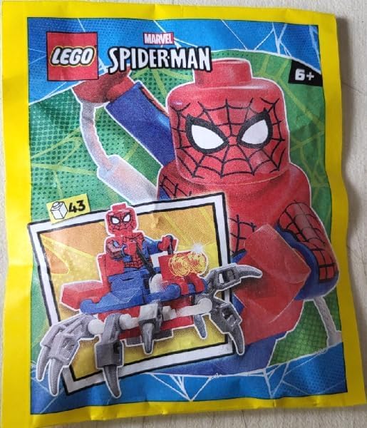 LEGO Superheroes: Spiderman Minifigure with Spider-Crawler - Ages 6+