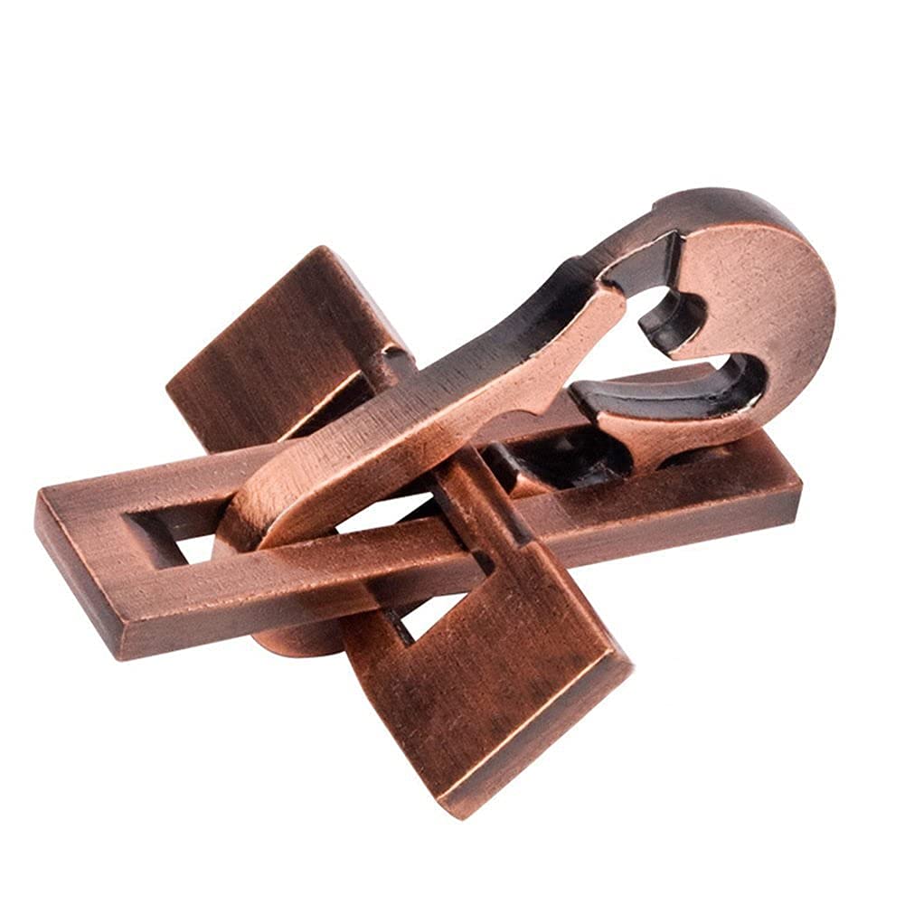 SHUYUE Planer Metal Brain Teaser Cast Metal Puzzle Stress Relief