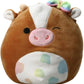 Squishmallows Official Kellytoy Plush 7.5 Inch Squishy Stuffed Toy Animal (Griella Cow (Rainbow Spots))
