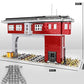 General Jim's Railroad Signal Station Modular Building Block Bricks Set This Set Contains 1809 Piece, baseplates Included, for Train Enthusiasts