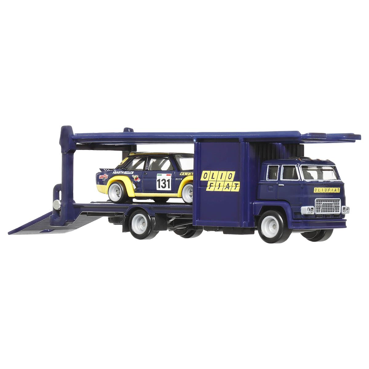 Fiat 131 Abarth Lorry - Car Culture Team Transport - Hot Wheels Premium - 1/64 Scale