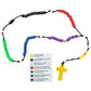 Colors of Faith Rosary Craft Kit - Makes 12 - Sunday School Crafts for Kids and Fun Home Activities