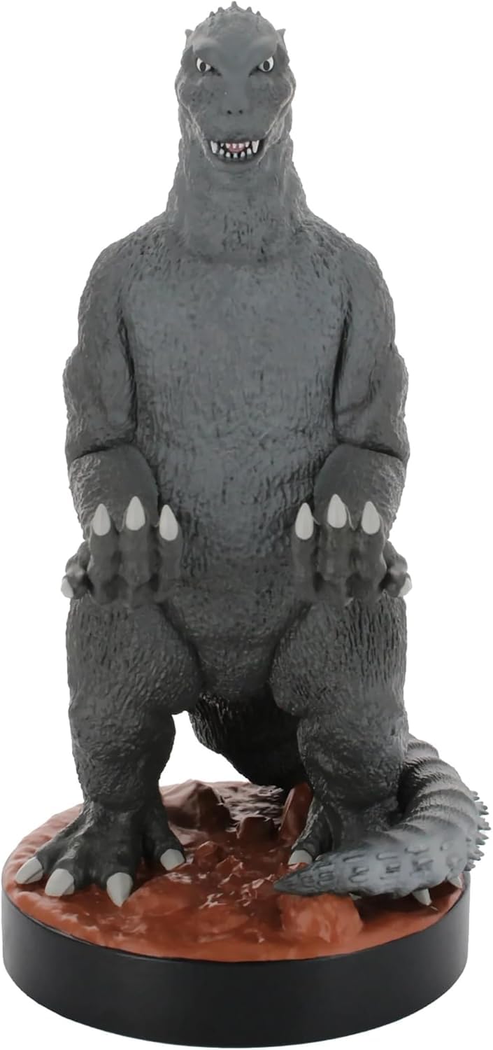 Exquisite Gaming Cable Guys Godzilla Controller Holder - 8.5in Licensed Collectible Figure & Phone Stand