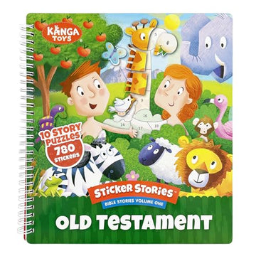 The Old Testament Sticker Stories - Spiral Bound Activity Story Book