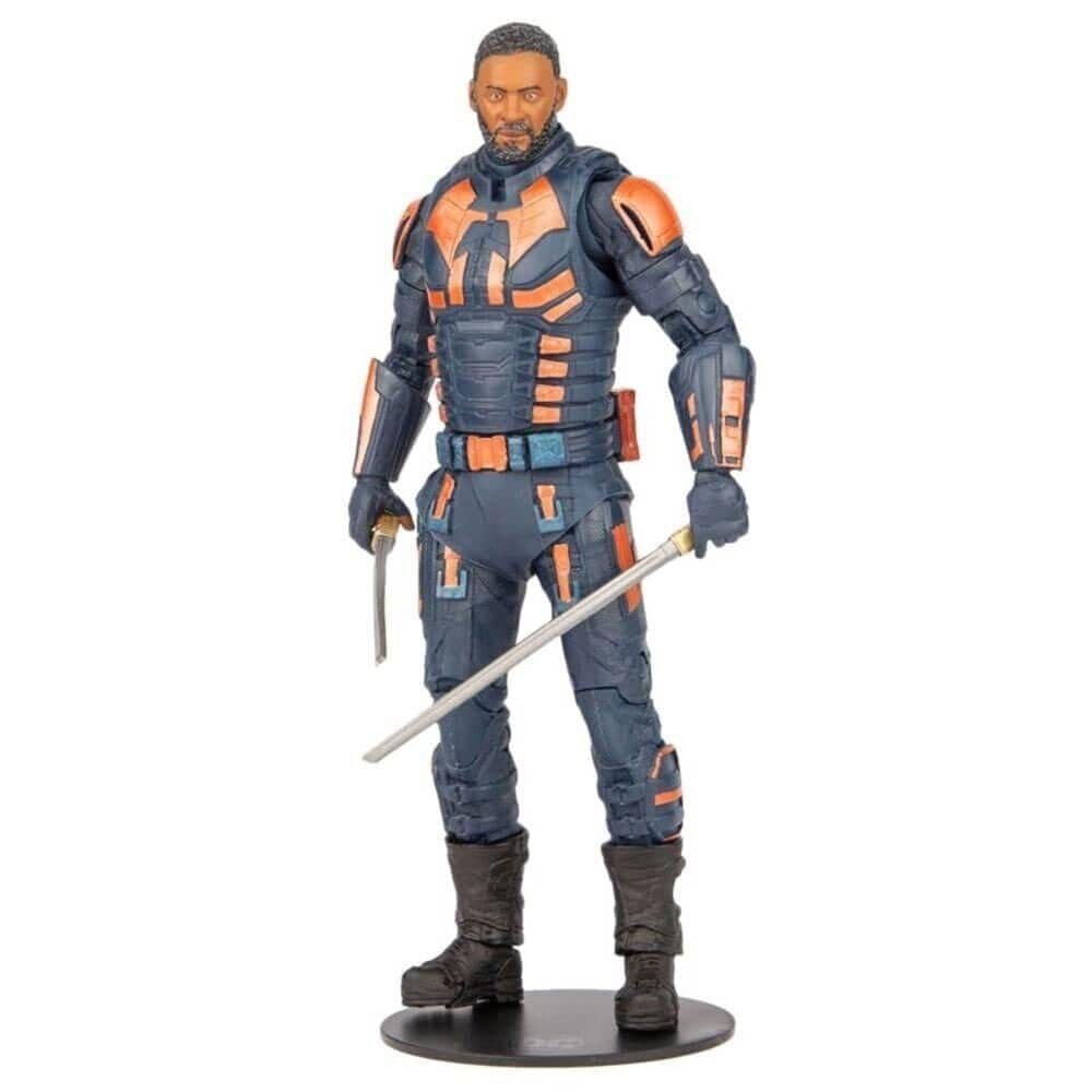 McFarlane 15447-4 Toys DC Build-A 7in Figure3s WV5-Suicide Squad Movie-Bloodsport (Unmasked), Multicolour