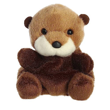 Aurora® Adorable Palm Pals™ Selena Sea Otter™ Stuffed Animal - Fun Collectible Plush for Kids and Adult Collectors - Perfect for Decorating Rooms