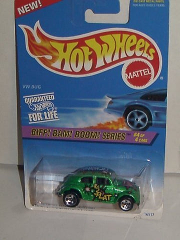 Hot Wheels 1997 BIFF! BAM! Boom! Series #4/4 VW Bug 5 Spoke - NO TAMPO