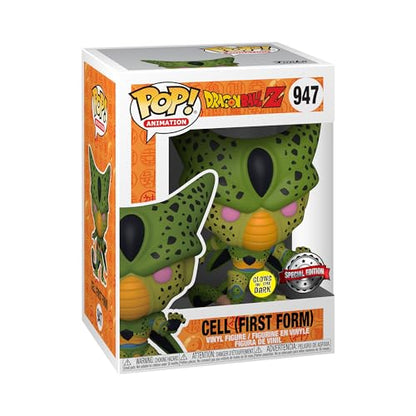 Funko Pop! Animation: DBZ - Cell - (First Form) - Glow in The Dark - Dragon Ball Z - Collectible Vinyl Figure - Gift Idea - Official Products - Toys