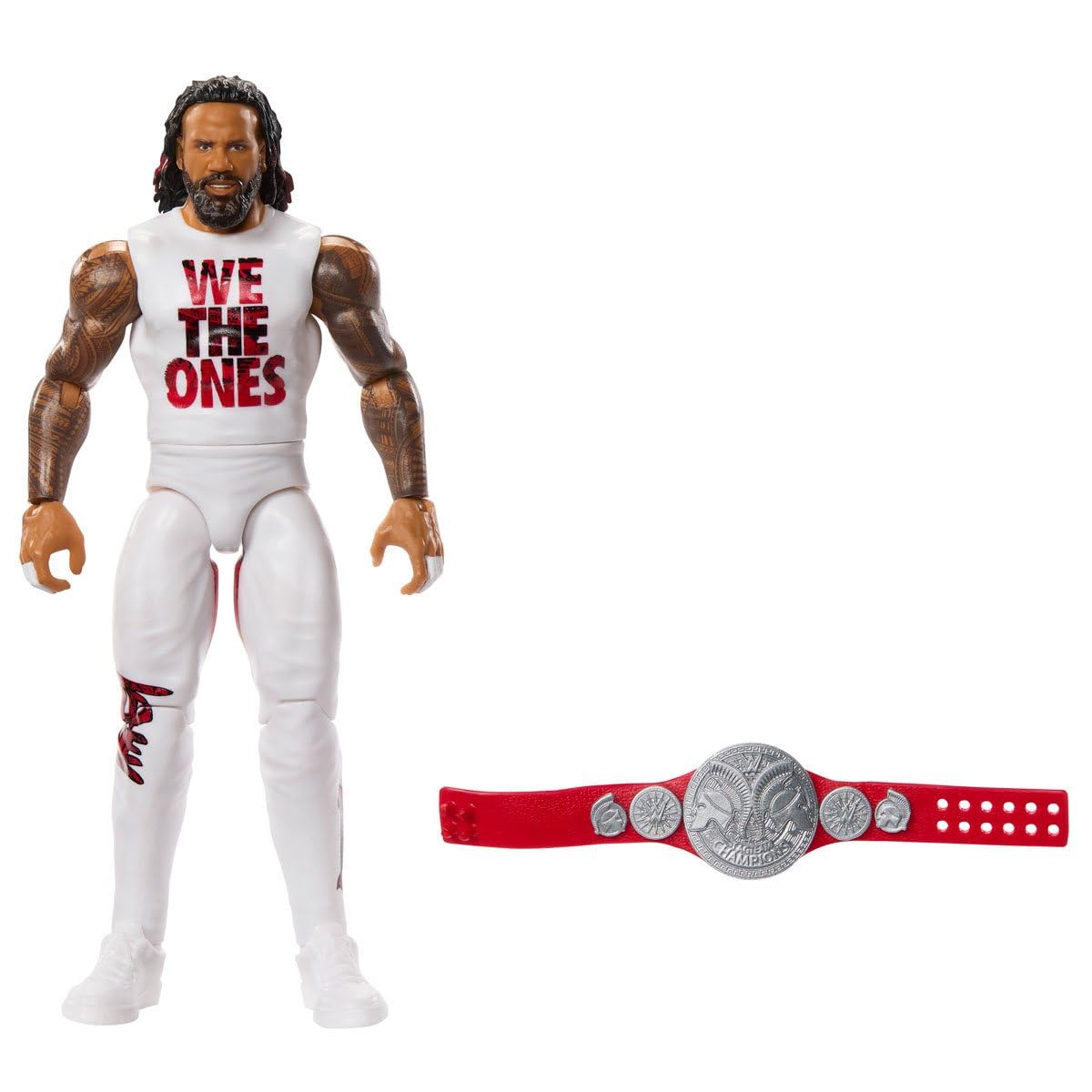 WWE Main Event Series Champions 15 cm Action Figure Jimmy Uso Figures + Belt