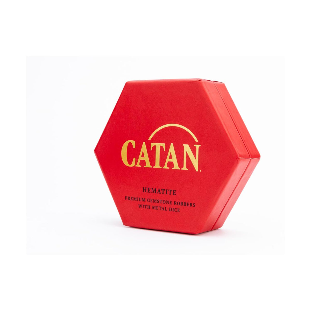 FanRoll Compatible with Catan Premium Robber & Metal Dice Set, Hematite