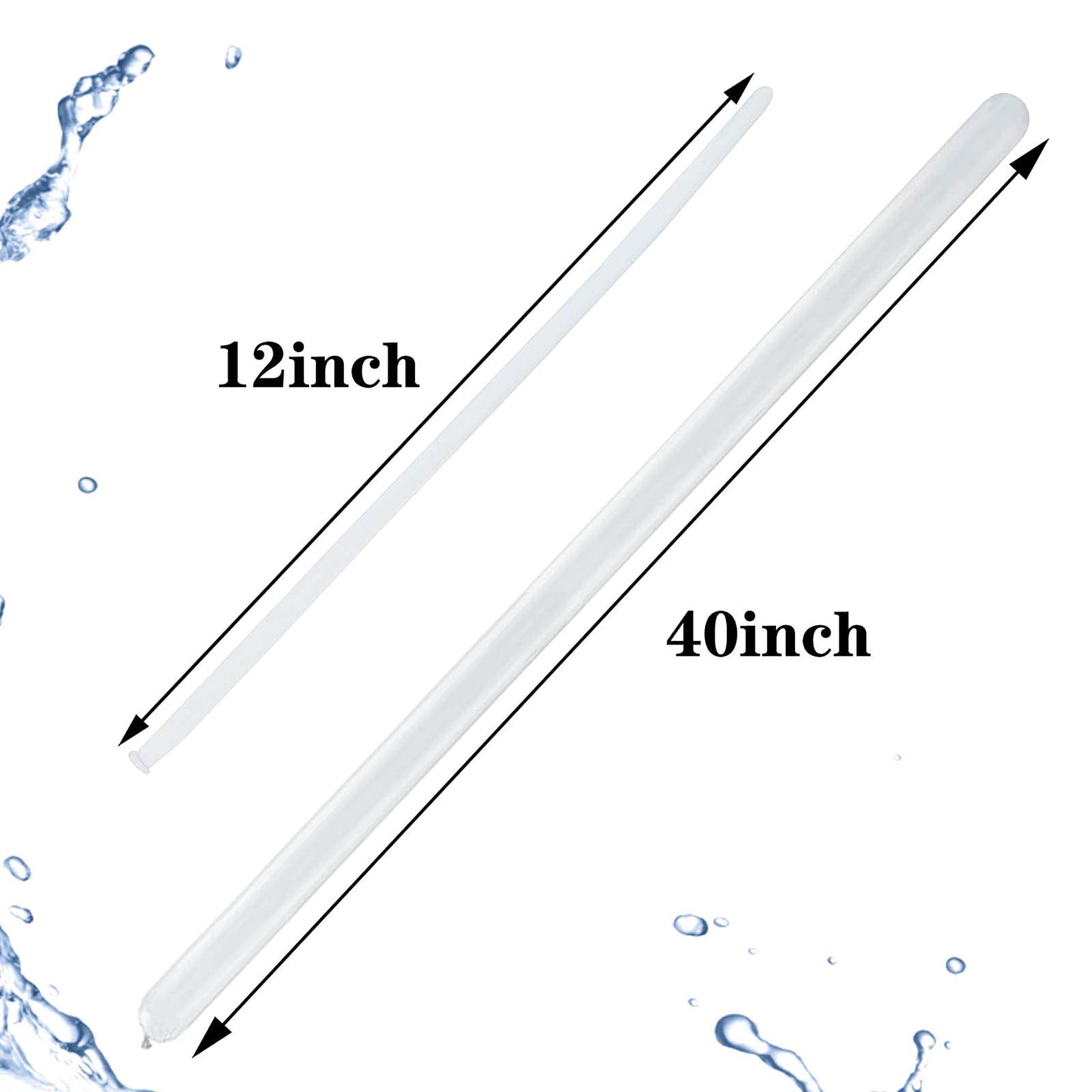 100Pcs clear 260 Balloons Clear Long Skinny Latex Balloon for Animal Ballons, Premium Quality Balloons for Beginners Baloons Making Kid's Carnivals
