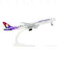 QIYUMOKE 1/300 Hawaiian Boeing 777 Diecast Metal Airplane Model with Display Stand, 20cm L Desktop Aircraft Collectible Aviation Decor, Spray Painted