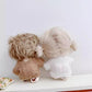niannyyhouse 10cm Plush Doll Clothes Cartoon Pattern Knit Sweater Dolls Accessories Dress Up (Red)