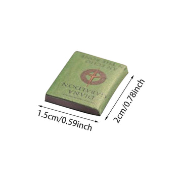 GUANGLU 200pcs Miniature Books Model Doll House Accessories, Non-Repeating Miniature Books Library Bookshelf Fillers Books Doll House Decoration