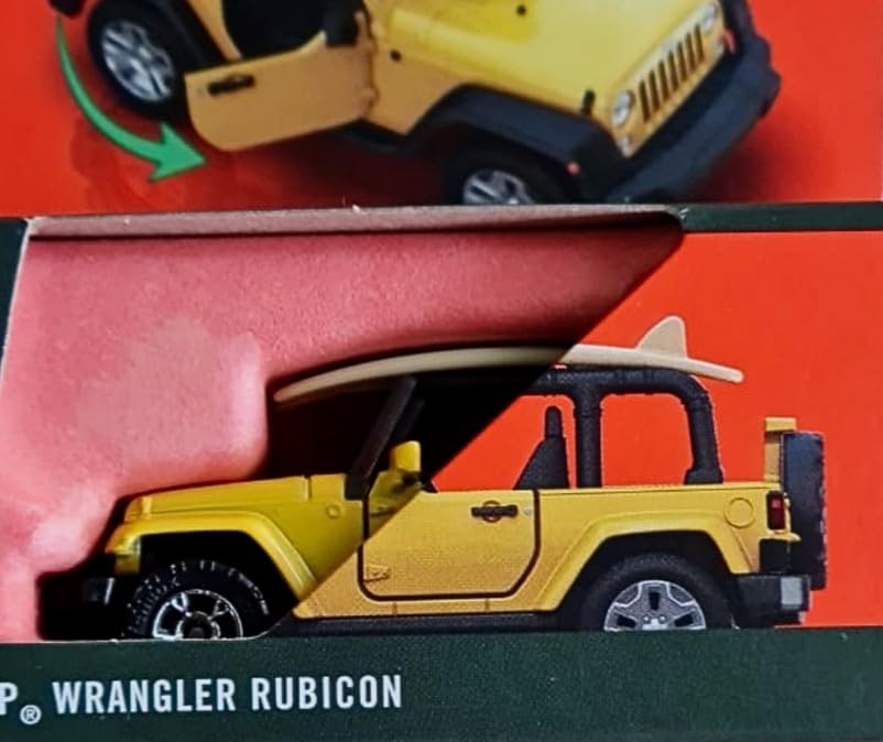 Matchbox Moving Parts 2016 Jeep Wrangler Rubicon, Yellow