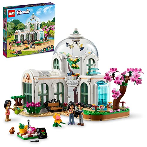 LEGO Friends Botanical Garden Building Toy Set, A Creative Project for Ages 12+, Build and Display a Detailed Greenhouse Scene, A Gift for Kids and