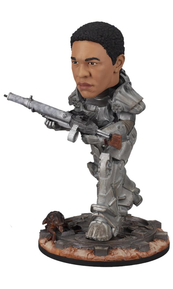 Royal Bobbles Fallout TV Series Max in Power Armor - Collectible Bobblehead Statue