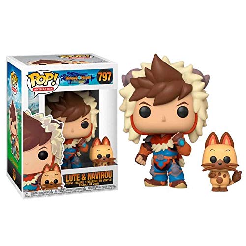 Funko POP & Buddy: Monster Hunter- Lute with Navirou, Multicolor