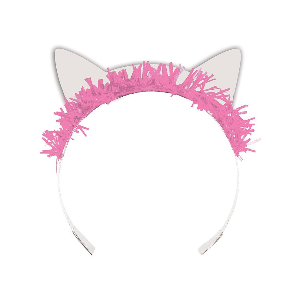 Creative Converting 329407 8 Count Tiara Headbands, 54 x 108, Purr-Fect Party